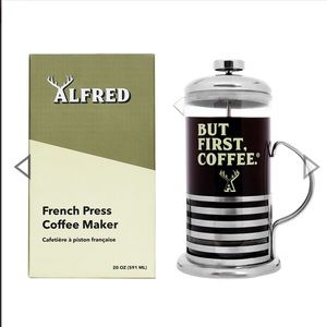 Alfred “But First Coffee” French Press
